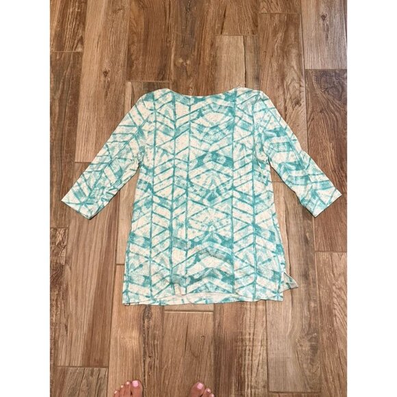 Chico’s Geometric Design Blouse - Picture 3 of 3